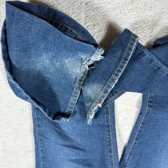 Vintage Y2K Levi’s Women’s Super Low Women’s Stetch Bootcut Denim Jeans - Picture 8 of 10